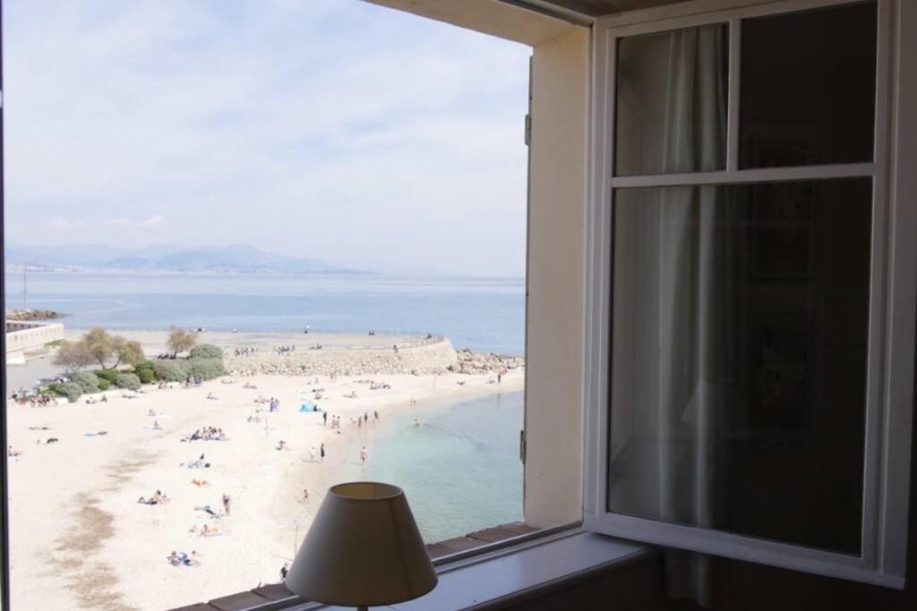 Bord De Mer - Ac, Wifi, Chic, Sea View, Beach 2 Minutes Walk Antibes Eksteriør billede