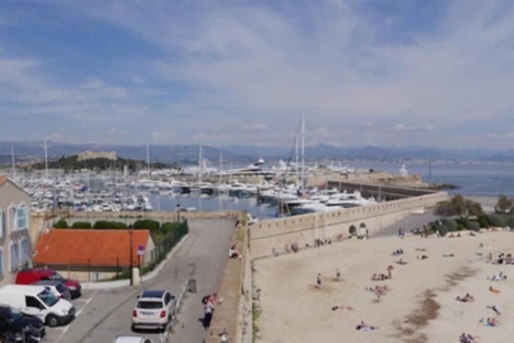 Bord De Mer - Ac, Wifi, Chic, Sea View, Beach 2 Minutes Walk Antibes Eksteriør billede