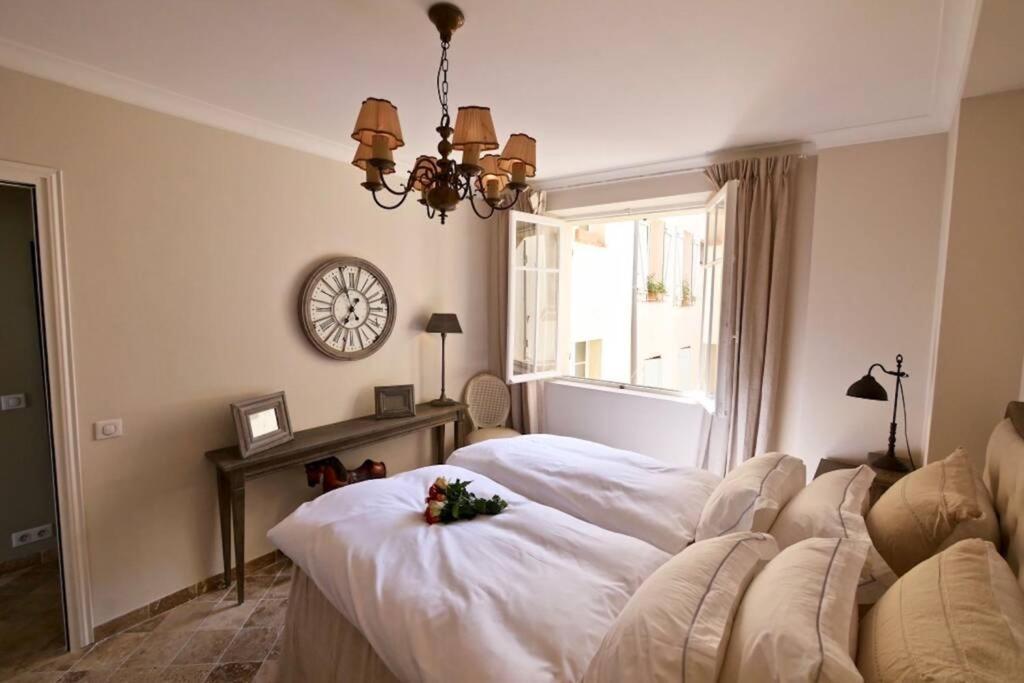 Bord De Mer - Ac, Wifi, Chic, Sea View, Beach 2 Minutes Walk Antibes Eksteriør billede